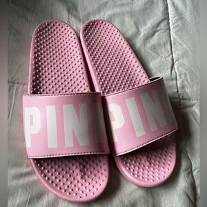 Victoria’s Secret pink slides